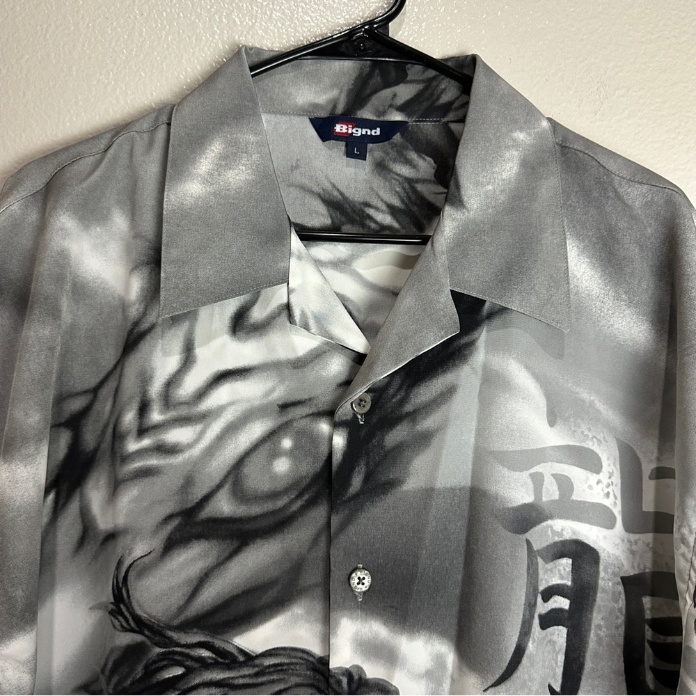 Bignd Vintage Tarzan Button Up Shirt Size Large - Picture 3 of 8